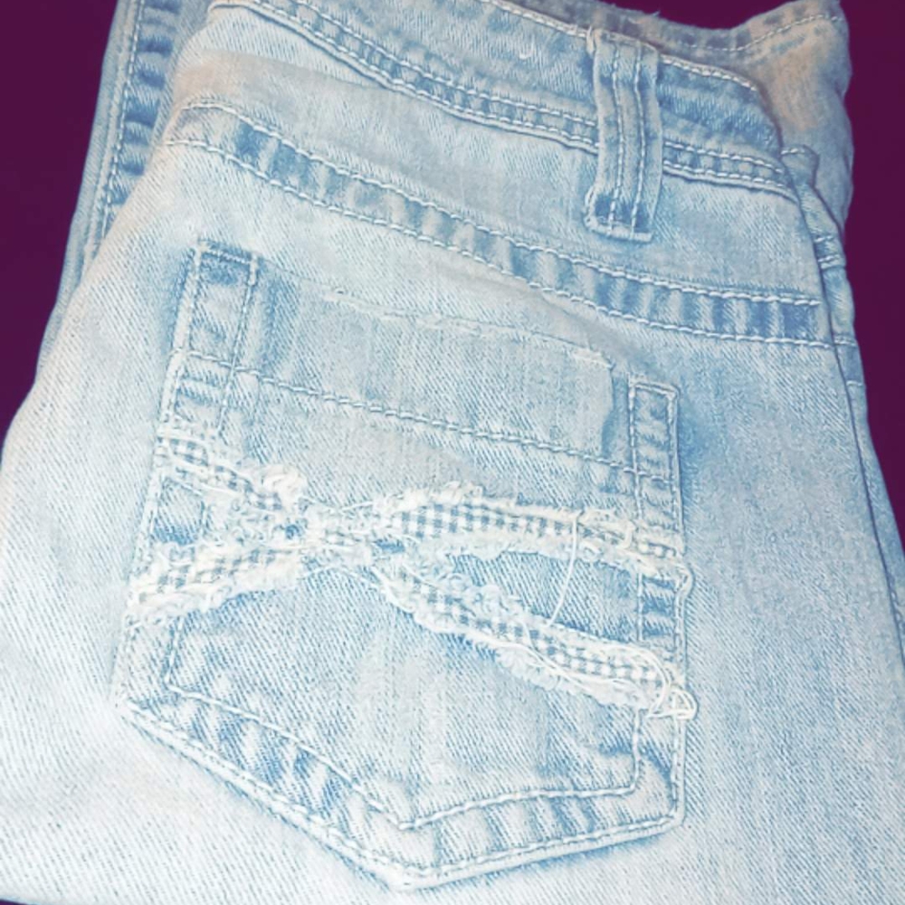 Aeropostale Light Blue Women's Jeans with Pocket Accent